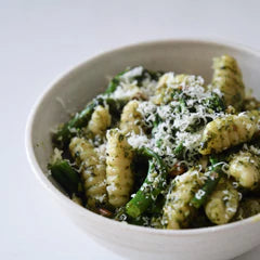 Pesto Cavatelli w/ Broccolini & Roasted Almonds